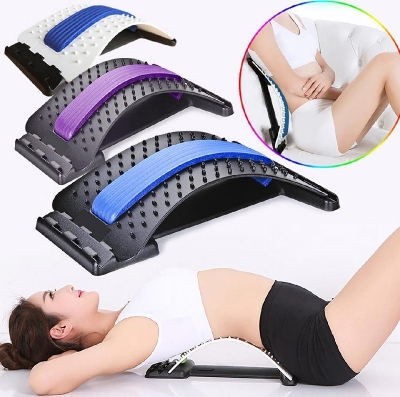 Picture of Back massage magic stretcher fitness equipment Magic Waist Massager Relaxation Pain Relieve Fitness Equipment back pain relief device MAGIC BACK SUPPORT