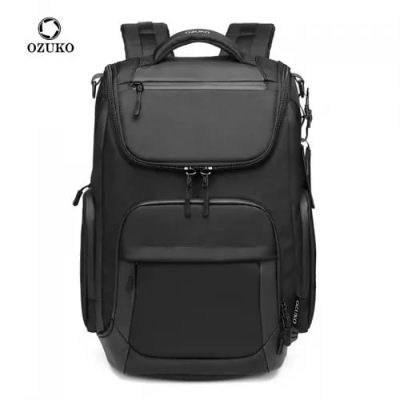 Picture of OZUKO 9409S Unisex School Collage Large Capacity Waterproof Laptop Backpack Business Travel Bag USB Charging