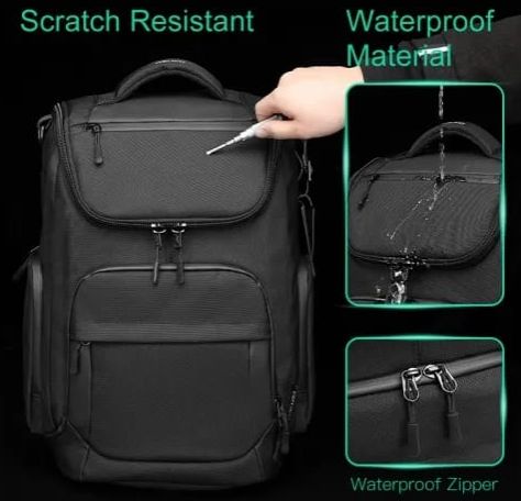 Picture of OZUKO 9409S Unisex School Collage Large Capacity Waterproof Laptop Backpack Business Travel Bag USB Charging