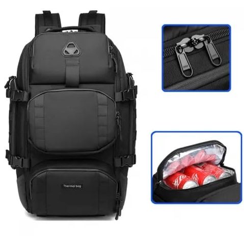 Picture of Ozuko 9386 Multi Pocket Hiking Travel Backpack