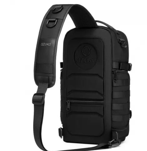 Picture of Ozuko 9585 Crossbody Bag With Camera Tripod Storage