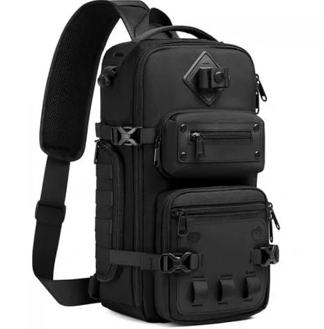 Picture of Ozuko 9585 Crossbody Bag With Camera Tripod Storage