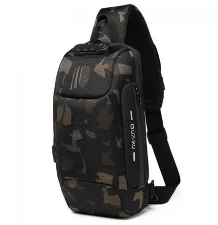 Picture of OZUKO 9223L Chest Bag Multifunction Crossbody Bag for Men