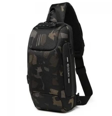 Picture of OZUKO 9223L Chest Bag Multifunction Crossbody Bag for Men