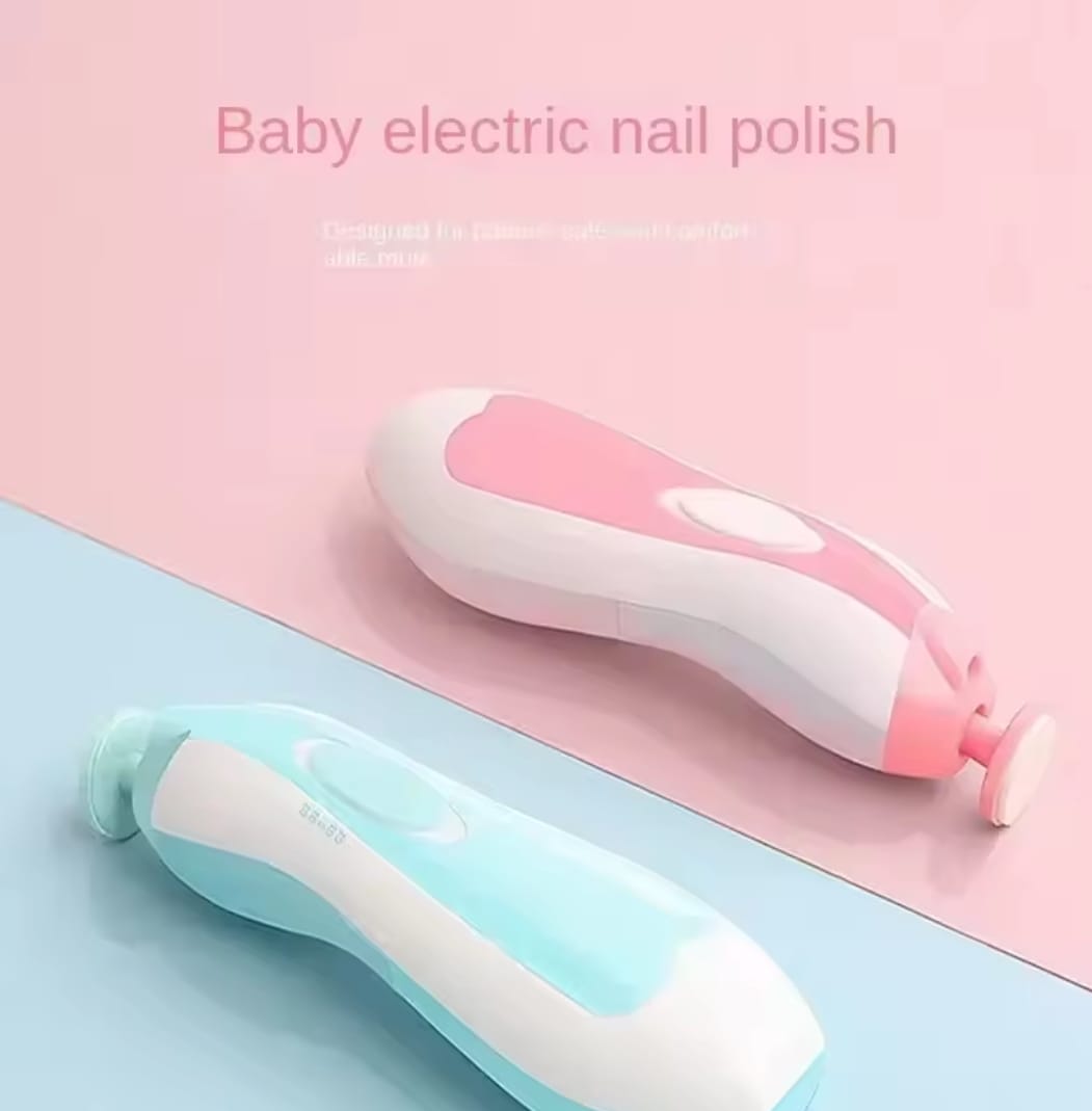 Picture of Kids Baby Nail Trimmer Electric Baby Manicure Pedicure Nail Clippers Cutter Scissors Care Set New Born Kids' safety nail clipper