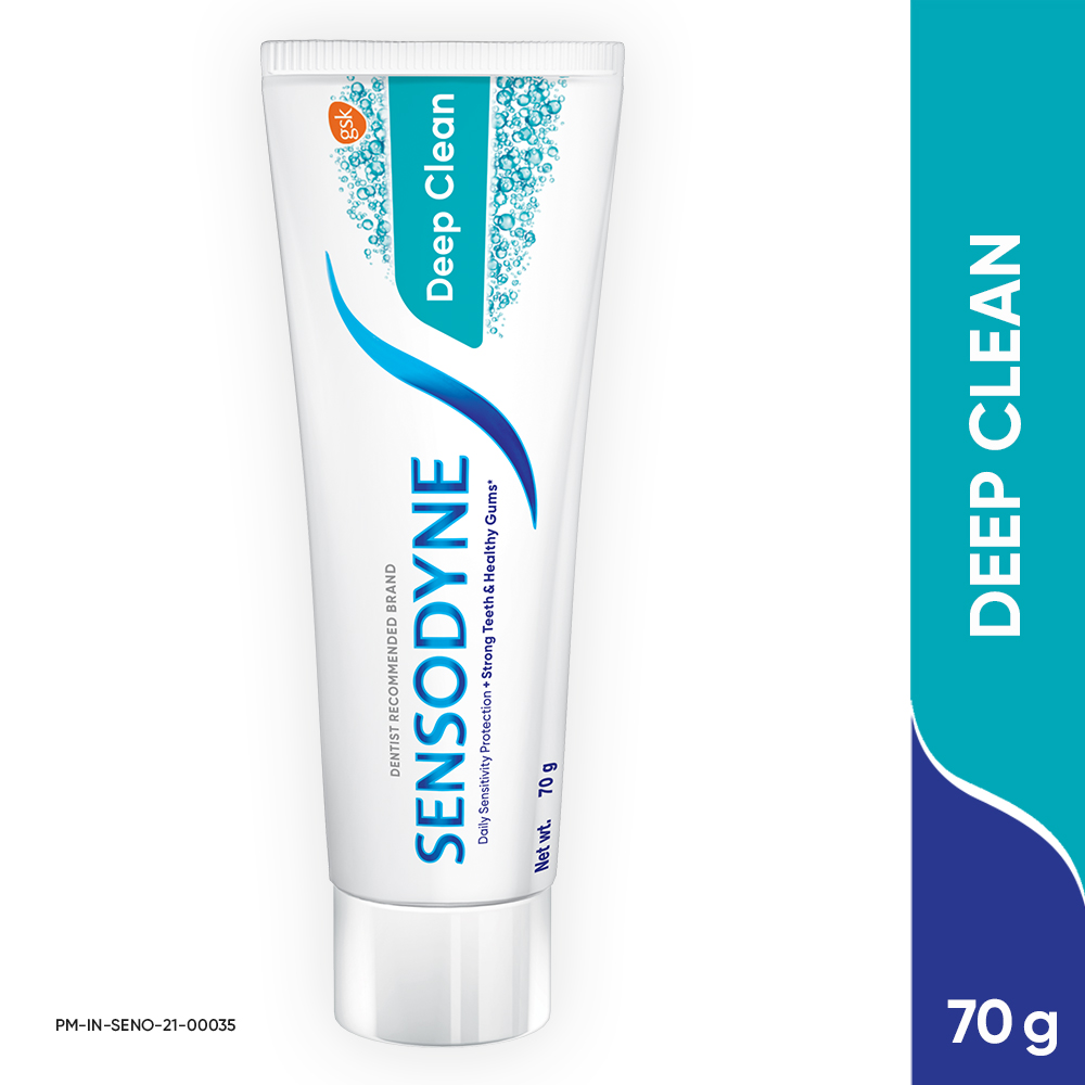 Buy Sensodyne Deep Clean Toothpaste Long-lasting freshness against sensitivity 70gm at best price in Bangladesh 