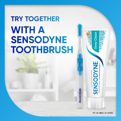 Buy Sensodyne Deep Clean Toothpaste Long-lasting freshness against sensitivity 70gm at best price in Bangladesh 
