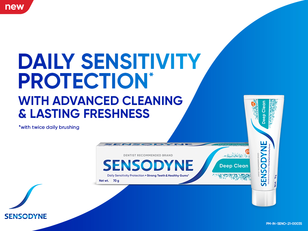 Buy Sensodyne Deep Clean Toothpaste Long-lasting freshness against sensitivity 70gm at best price in Bangladesh 