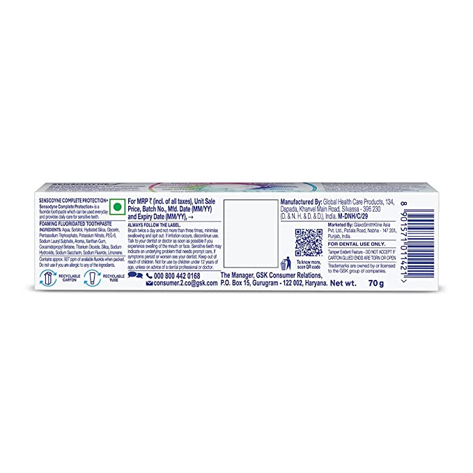 Buy Sensodyne Complete Protection 70g at best price in Bangladesh 