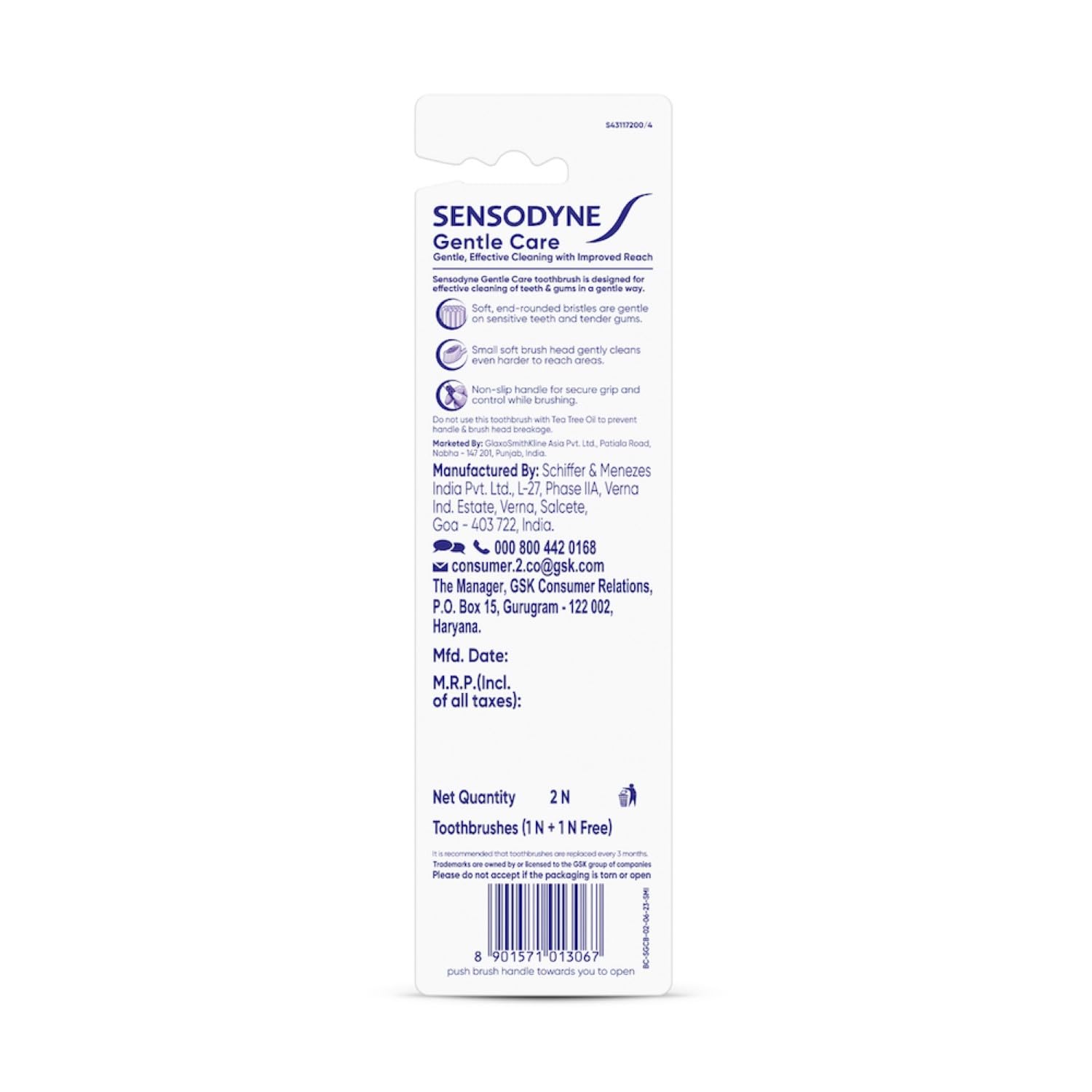 Buy Sensodyne Gentle Care Toothbrush Twin Pack at best price in Bangladesh 