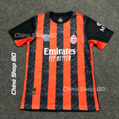 Picture of AC MILAN HOME Jersey 25/26 Half Sleeve High Quality