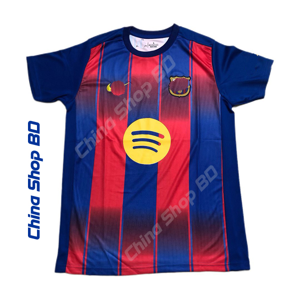 Picture of Barcelona 25-26 Home Jersey Half Sleeve For Man