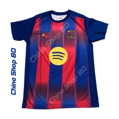 Picture of Barcelona 25-26 Home Jersey Half Sleeve For Man