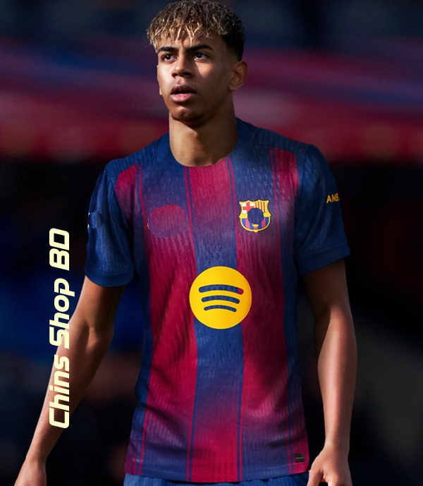 Picture of Barcelona 25-26 Home Jersey Half Sleeve For Man