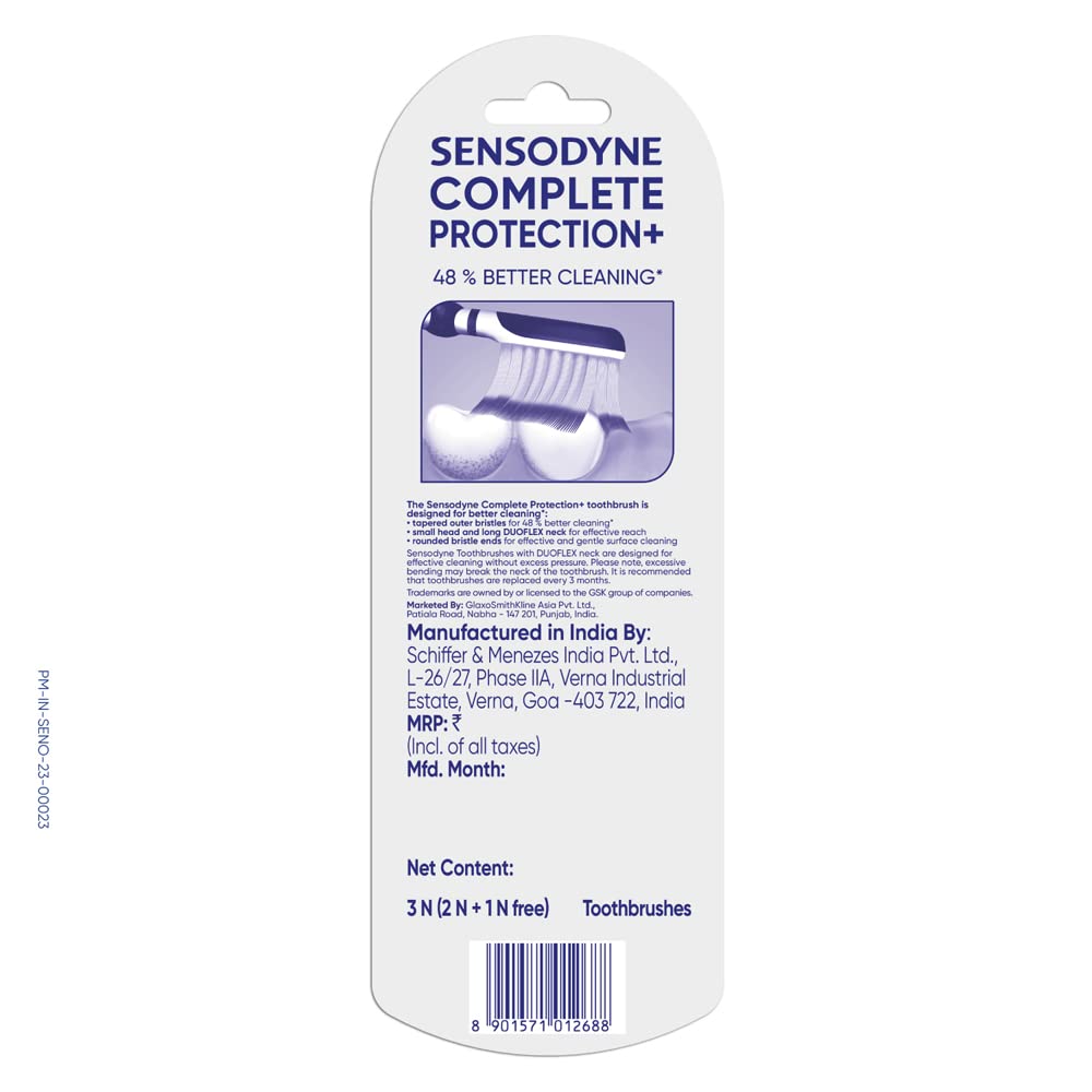 Buy Sensodyne Complete Protection 2+1 Toothbrush at best price in Bangladesh 