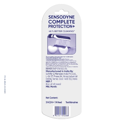 Buy Sensodyne Complete Protection 2+1 Toothbrush at best price in Bangladesh 