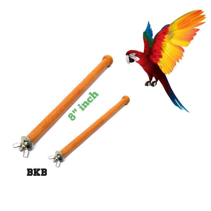 Picture of Hameldie Bird Perch Bird Stand Bird Cage Accessories 8 'Inch