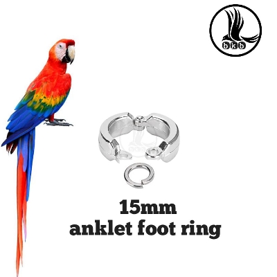 Picture of 15mm china anklet foot ring for macaw bird parrot foor ring pet bird accessories