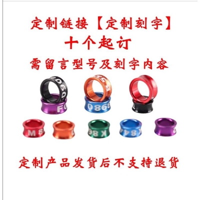 Picture of budgerigar bird close band foot ring random word tag 3.7-4mm