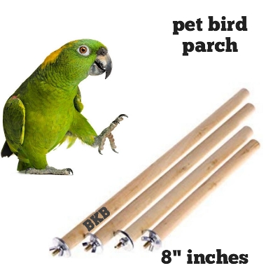 Picture of 8 Inch Pet Bird Parch Stick Cage Accessories