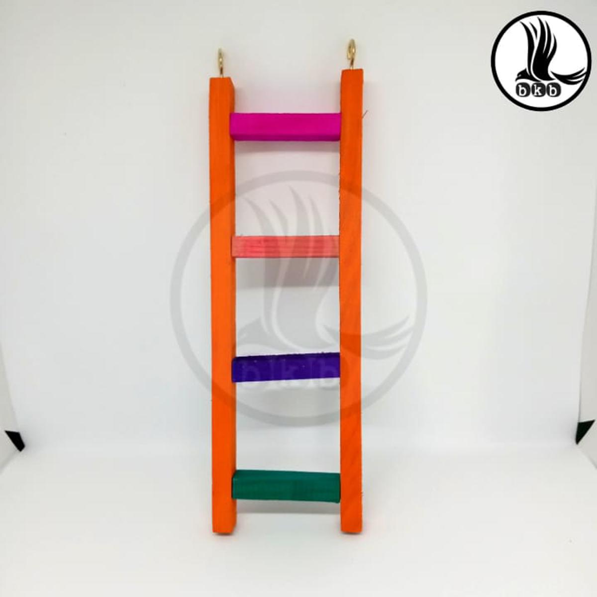 Picture of 11" inches Long Wooden Bird ladder toy fun cage toy for bird training