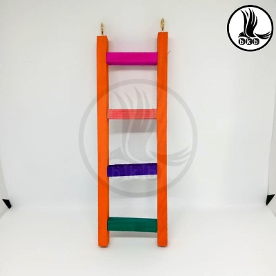 Picture of 11" inches Long Wooden Bird ladder toy fun cage toy for bird training