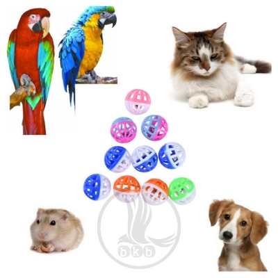 Picture of cat birds bell ball toy pet accessories {2} pcs