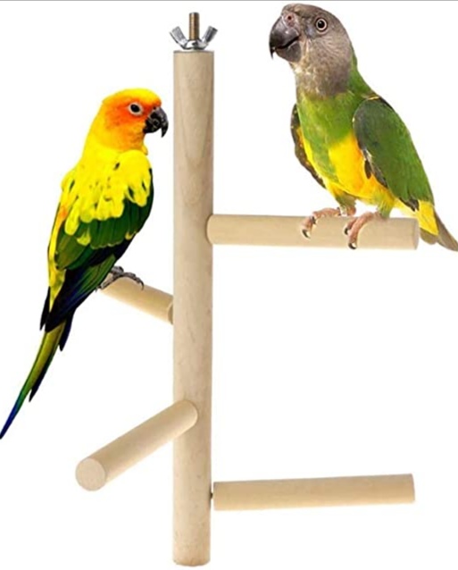 Picture of Wooden Stairs For Birds Swing Pet Bird Toy pet bird accessories