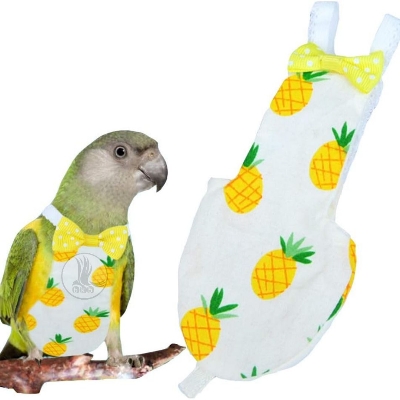 Picture of pet bird adjustable diaper dress Large sige easy to use mayna. pigeon. alex parrot. Amazon parrot & others pet bird pet accessories