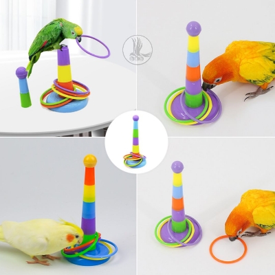 Picture of pet bird adjustable tower toy easy to play small & large bird pet product pet accessories