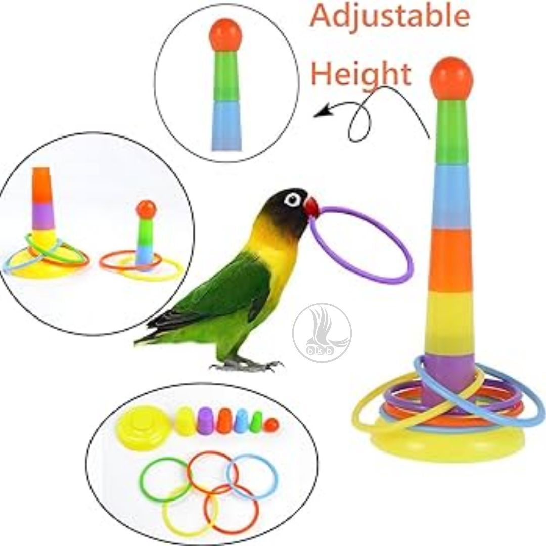 Picture of pet bird adjustable tower toy easy to play small & large bird pet product pet accessories