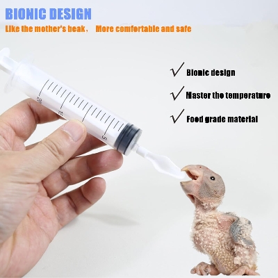 Picture of 20ml syringes with spon pet bird baby handfeeding easy to use