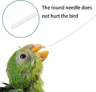 Picture of 10ml pet bird hand feeding transparent syringes with hose pet bird product bird accessories