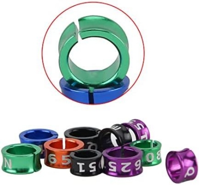 Picture of 2pcs 4.7mm cut ring easy to use any sige lovebird. pet bird products bird accessories