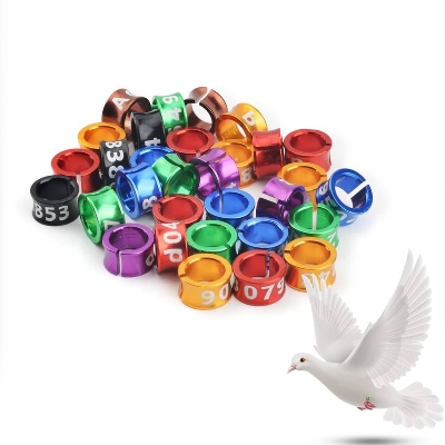 Picture of 2pcs 8mm cut ring easy to use Ringneck parrot. sun coniur.  lory. pigeon. bird products pet bird accessories