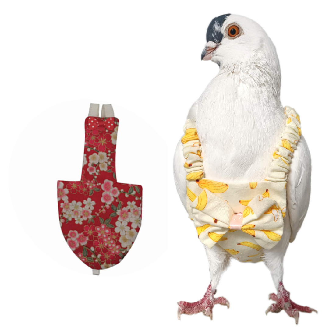 Picture of pigeon diaper dress washable fabrics pet bird products