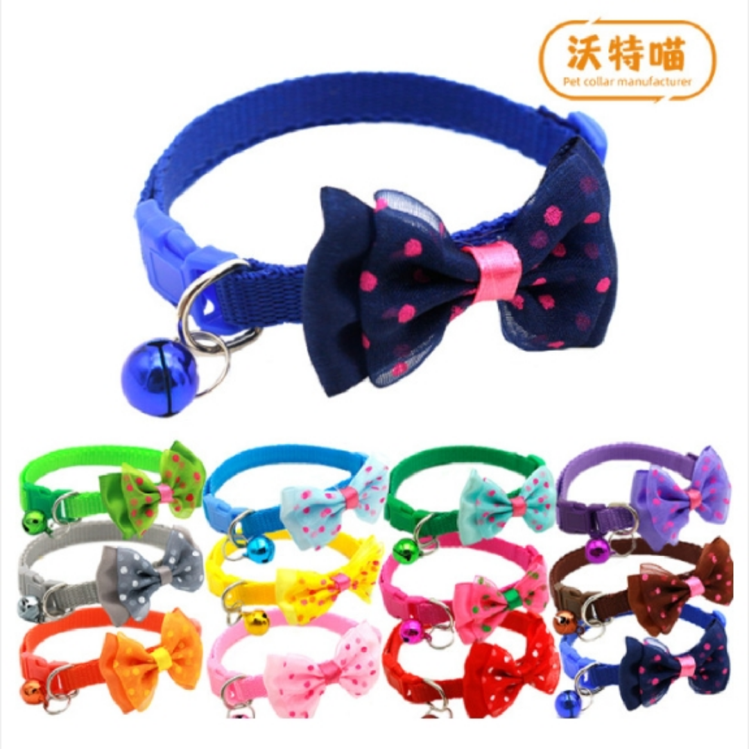 Picture of adjustable cat collar bell cat kitten dog puppy bell pet products pet accessories