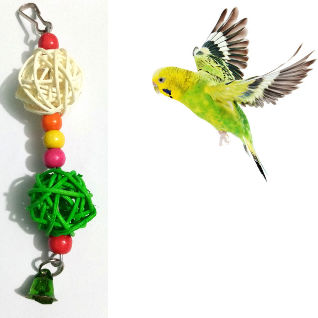 Picture of bamboo cradle toy for bird pet bird products bird accessories