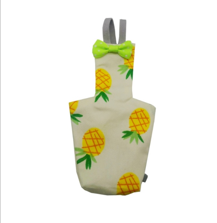 Picture of plam headed parrot bird diaper dress washable fabrics adjustable diaper dress bird accessories