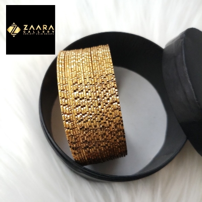 Picture of City Gold Bangles/ Gold Plated Metal Bangles For Women (Imported) 24 Pieces M-GP6171 - Bangles