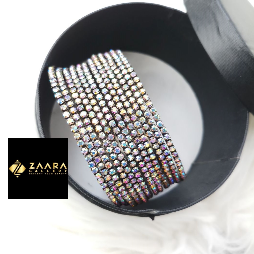 Picture of Premium Quality - Multicolor Metal Bangles for Women & Girls (Imported) - 12 Pieces Model-ST2200ALL - Bangles