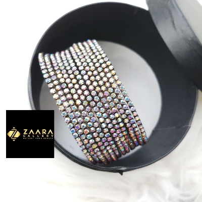 Picture of Premium Quality - Multicolor Metal Bangles for Women & Girls (Imported) - 12 Pieces Model-ST2200ALL - Bangles