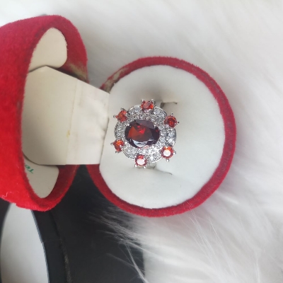 Picture of Korean Fashion Stone Finger Ring For Women With Free Box - 1 Piece (Imported) M-FRBS571 - Rings For Girls