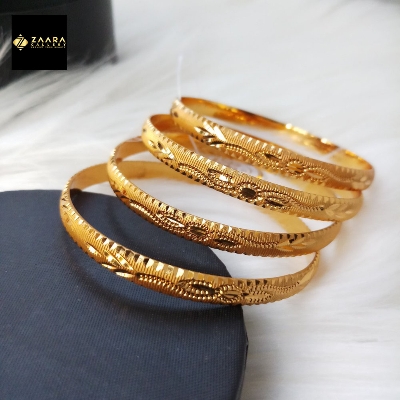 Picture of City Gold Bangles/ Gold Plated Bangles For Women (Imported) M-IGP9051 - 4 Pieces - Bangles For Women - Bangles- চুড়ি