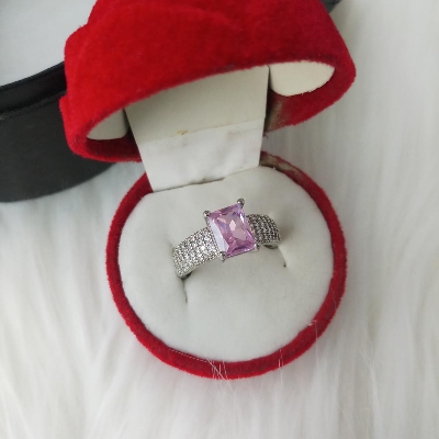 Picture of Stone Finger Ring for Women & Girls With Free Box (M-FRC2020) (Imported) - 1 Piece - Rings