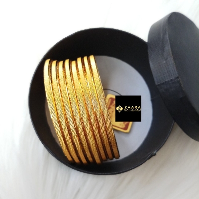 Picture of City Gold Bangles/ Gold Plated Metal Bangles For Women (Imported) M-IGP9057 - 8 Pieces - Bangles