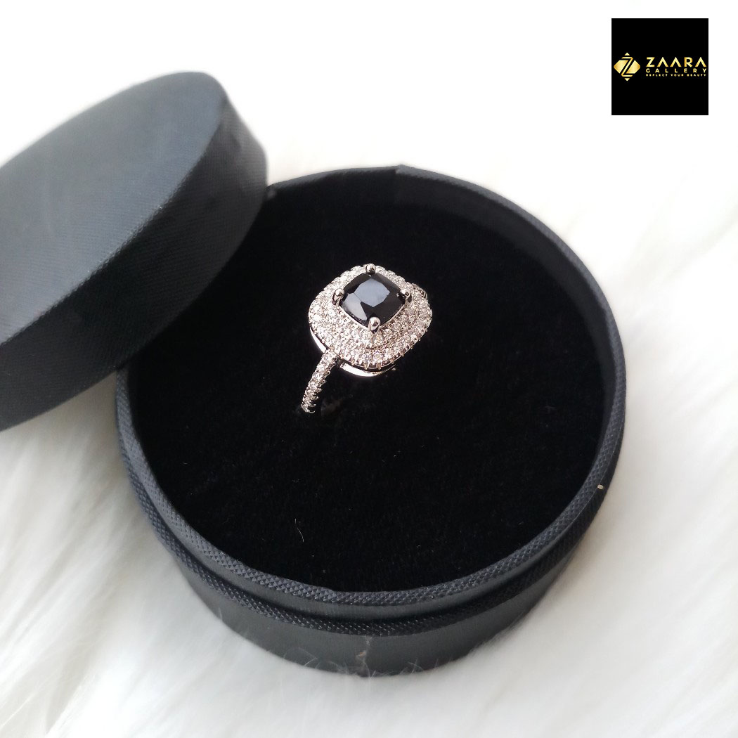 Picture of Stone Finger Ring For Women & Girls With Free Box (Imported) (M-FRC2026) - 1 Piece - Ring For Girls- Rings