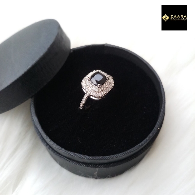 Picture of Stone Finger Ring For Women & Girls With Free Box (Imported) (M-FRC2026) - 1 Piece - Ring For Girls- Rings