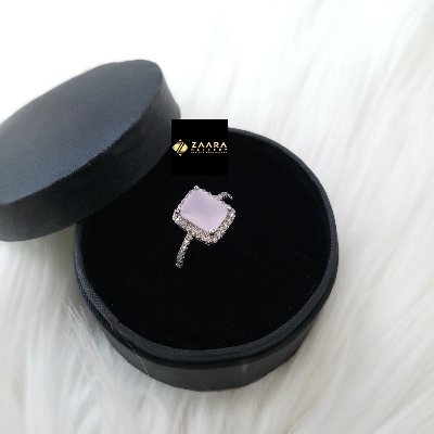 Picture of Stone Finger Ring For Women & Girls With Free Box (Imported) (M-FRC2025) - 1 Piece - Ring For Girls - Rings