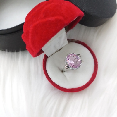 Picture of Stone Finger Ring for Women & Girls With Free Box (Imported) (M-FRC2029) - 1 Piece- Rings